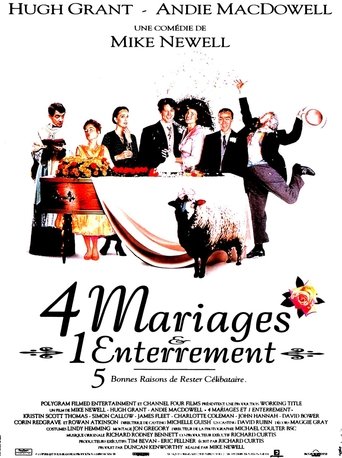 Film Quatre mariages et un enterrement streaming VF gratuit complet